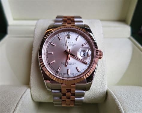 rolex oyster perpetual datejust rose gold leather band|rolex datejust 31mm everose gold.